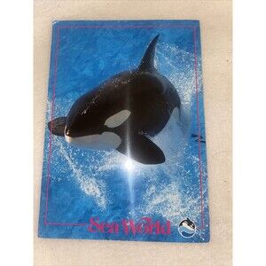 Postcard 1989 Sea World Shamu Killer Whale Orca San Diego CA Vintage Unposted